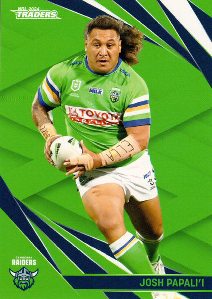 2024 NRL Traders - Common - 014 - Josh Papalii - Canberra Raiders