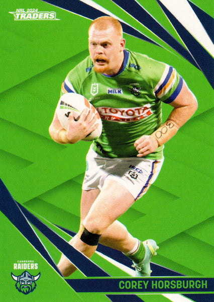 2024 NRL Traders - Common - 012 - Corey Horsburgh - Canberra Raiders