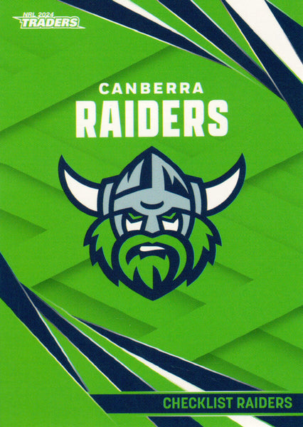 2024 NRL Traders - Common - 010 - Raiders Checklist - Canberra Raiders