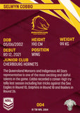 2024 NRL Traders - Common - 004 - Selwyn Cobbo - Brisbane Broncos