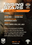 2024 NRL Traders - Rising Stars - RS 71 - Eliza Siilata - Wests Tigers