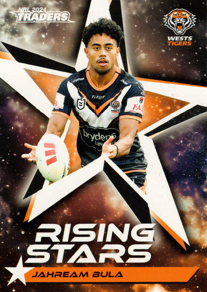 2024 NRL Traders - Rising Stars - RS 67 - Jahream Bula - Wests Tigers