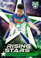 2024 NRL Traders - Rising Stars - RS 64 - Ronald Volkman - New Zealand Warriors