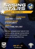 2024 NRL Traders - Rising Stars - RS 47 - Cassey Tohi-Hiku - Parramatta Eels