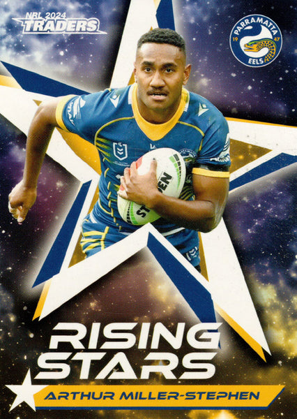 2024 NRL Traders - Rising Stars - RS 45 - Arthur Miller-Stephen - Parramatta Eels