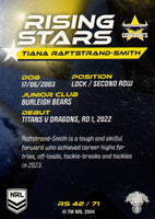 2024 NRL Traders - Rising Stars - RS 42 - Tiana Raftstrand-Smith - North Queensland Cowboys