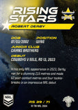 2024 NRL Traders - Rising Stars - RS 39 - Robert Derby - North Queensland Cowboys