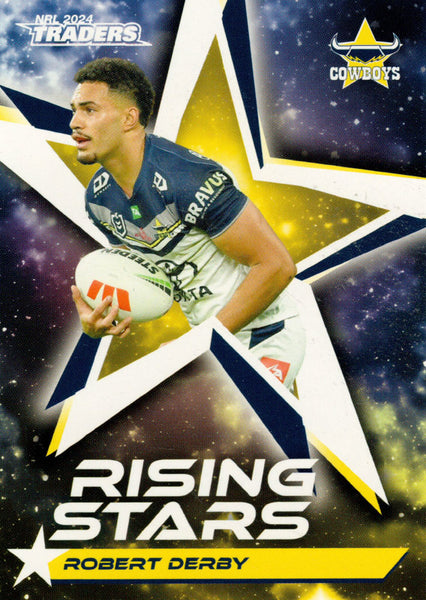 2024 NRL Traders - Rising Stars - RS 39 - Robert Derby - North Queensland Cowboys
