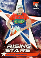 2024 NRL Traders - Rising Stars - RS 37 - Kayla Romaniuk - Newcastle Knights