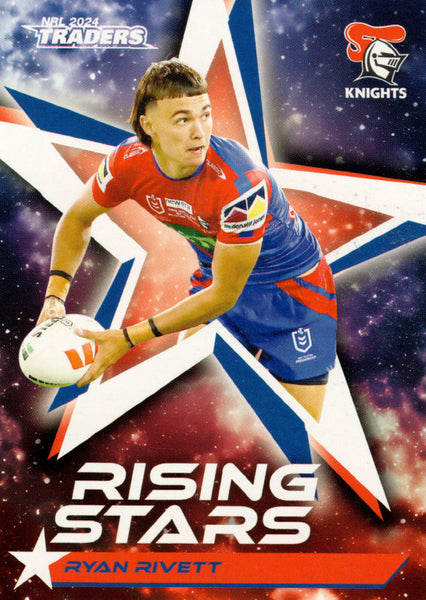 2024 NRL Traders - Rising Stars - RS 35 - Ryan Rivett - Newcastle Knights