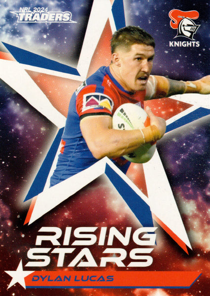 2024 NRL Traders - Rising Stars - RS 34 - Dylan Lucas - Newcastle Knights