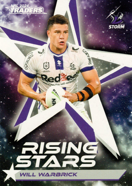 2024 NRL Traders - Rising Stars - RS 32 - Will Warbrick - Melbourne Storm