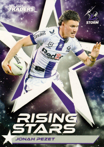 2024 NRL Traders - Rising Stars - RS 31 - Jonah Pezet - Melbourne Storm