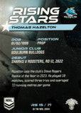 2024 NRL Traders - Rising Stars - RS 15 - Thomas Hazelton - Cronulla-Sutherland Sharks