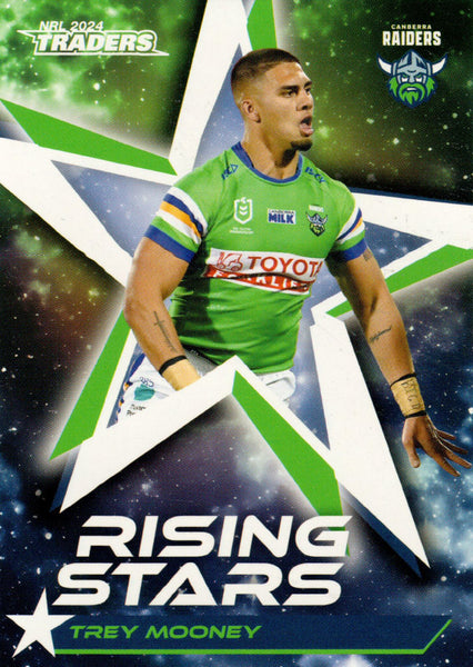 2024 NRL Traders - Rising Stars - RS 08 - Trey Mooney - Canberra Raiders