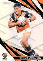 2024 NRL Traders - Pearl Silver - PS 153 - Stefano Utoikamanu - Wests Tigers