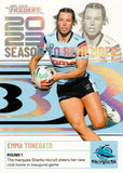 2024 NRL Traders - Season To Remember  - SR 12 - Emma Tonegato - Cronulla-Sutherland Sharks