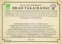 2024 NRL Traders - Retirements - R 12 - Brad Takairangi - Parramatta Eels