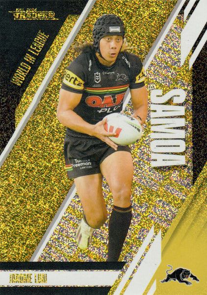 2024 NRL Traders - World In League Gold - WLG 19 - Jarome Luai - 017/100