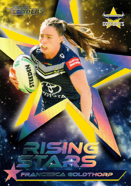 2024 NRL Traders - Rising Stars Album Card - RSA 16 - Francesca Goldthorp - 088/150