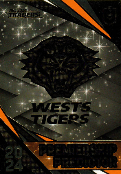 2024 NRL Traders - Premiership Predictor - PP 17 - Wests Tigers M - 062/212