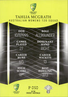 2023-24 Cricket Luxe Parallel - P 050 - Tahlia McGrath - Australia Women's T20