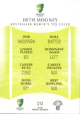 2023-24 Cricket Luxe Common - 051 - Beth Mooney - Australia Women's T20