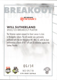 2023-24 Cricket Luxe Breakout PRIORITY - BO 09 - Will Sutherland - 06/34