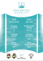 2023-24 Cricket Luxe Common - 067 - Max Bryant - Brisbane Heat