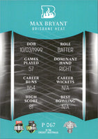 2023-24 Cricket Luxe Parallel - P 067 - Max Bryant - Brisbane Heat