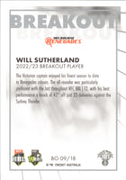 2023-24 Cricket Luxe Breakout - BO 09 - Will Sutherland - Melbourne Renegades