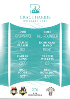 2023-24 Cricket Luxe Common - 076 - Grace Harris - Brisbane Heat