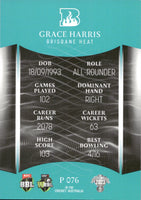 2023-24 Cricket Luxe Parallel - P 076 - Grace Harris - Brisbane Heat