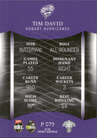 2023-24 Cricket Luxe Parallel - P 079 - Tim David - Hobart Hurricanes