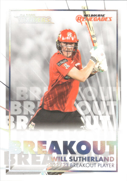 2023-24 Cricket Luxe Breakout - BO 09 - Will Sutherland - Melbourne Renegades