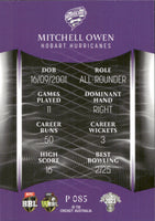 2023-24 Cricket Luxe Parallel - P 085 - Mitchell Owen - Hobart Hurricanes