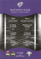 2023-24 Cricket Luxe Parallel - P 086 - Matthew Wade - Hobart Hurricanes