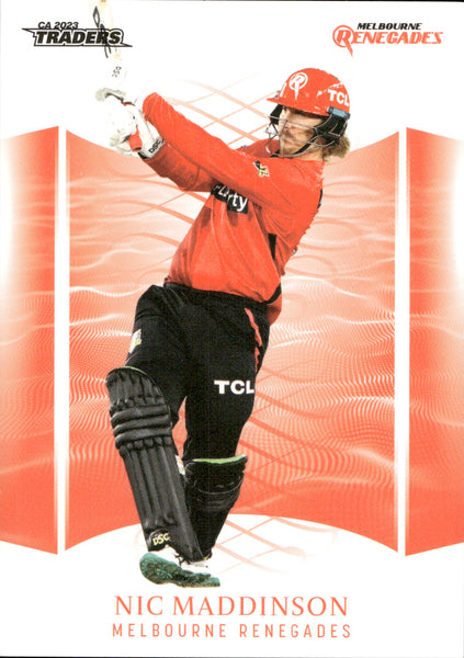 2023-24 Cricket Luxe Common - 093 - Nic Maddinson - Melbourne Renegades