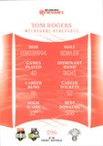 2023-24 Cricket Luxe Common - 096 - Tom Rogers - Melbourne Renegades