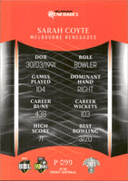 2023-24 Cricket Luxe Parallel - P 099 - Sarah Coyte - Melbourne Renegades