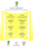 2023-24 Cricket Luxe Common - 010 - Sean Abbott - Australia Men's ODI