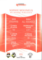 2023-24 Cricket Luxe Common - 101 - Sophie Molineux - Melbourne Renegades