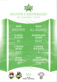 2023-24 Cricket Luxe Common - 104 - Hilton Cartwright - Melbourne Stars