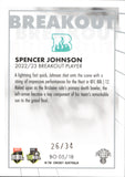 2023-24 Cricket Luxe Breakout PRIORITY - BO 05 - Spencer Johnson - 26/34