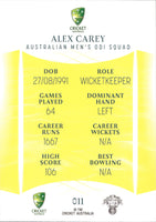 2023-24 Cricket Luxe Common - 011 - Alex Carey - Australia Men's ODI