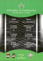 2023-24 Cricket Luxe Parallel - P 114 - Annabel Sutherland - Melbourne Stars