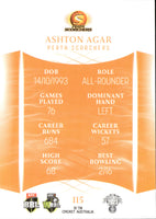 2023-24 Cricket Luxe Common - 115 - Ashton Agar - Perth Scorchers