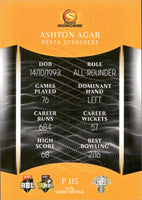 2023-24 Cricket Luxe Parallel - P 115 - Ashton Agar - Perth Scorchers