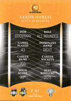 2023-24 Cricket Luxe Parallel - P 117 - Aaron Hardie - Perth Scorchers