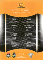 2023-24 Cricket Luxe Parallel - P 119 - Mitch Marsh - Perth Scorchers